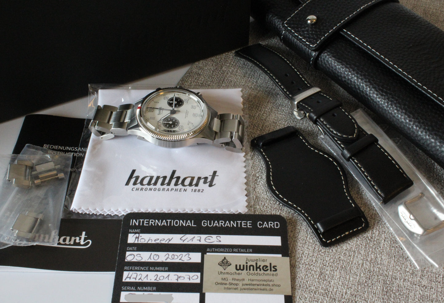 Hanhart 417es Flyback Chronograph 42mm
