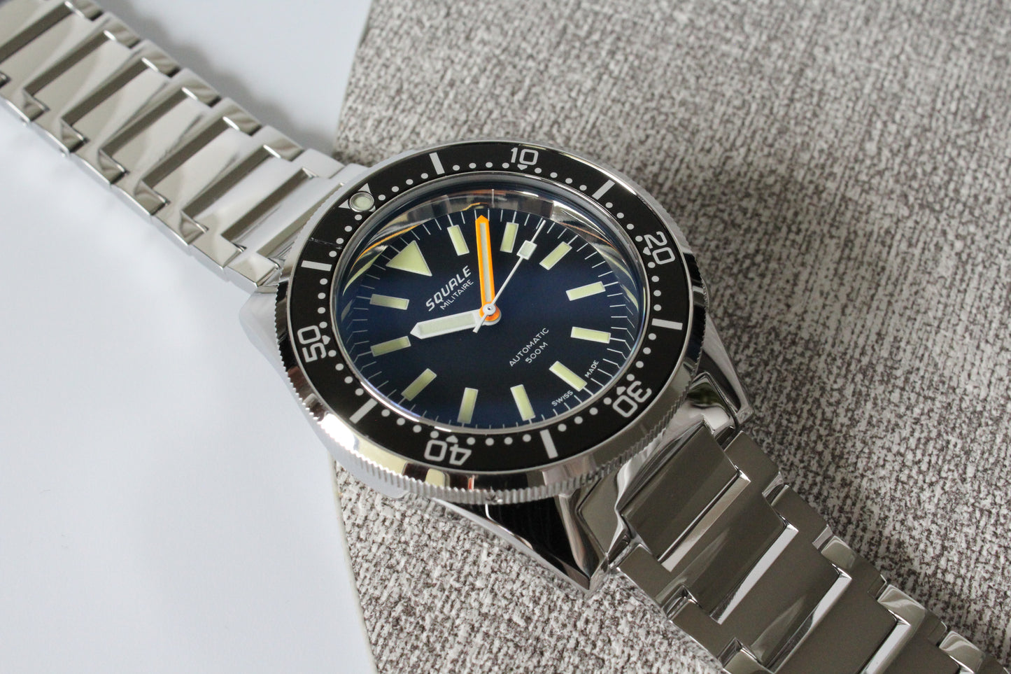 Squale 1521 Militaire Taucheruhr am Stahlband