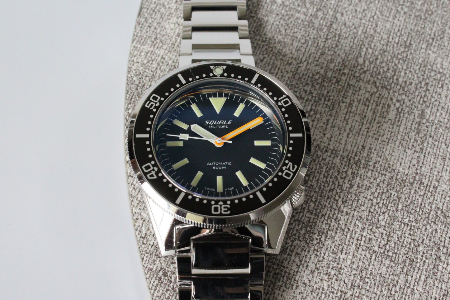 Squale 1521 Militaire Taucheruhr am Stahlband