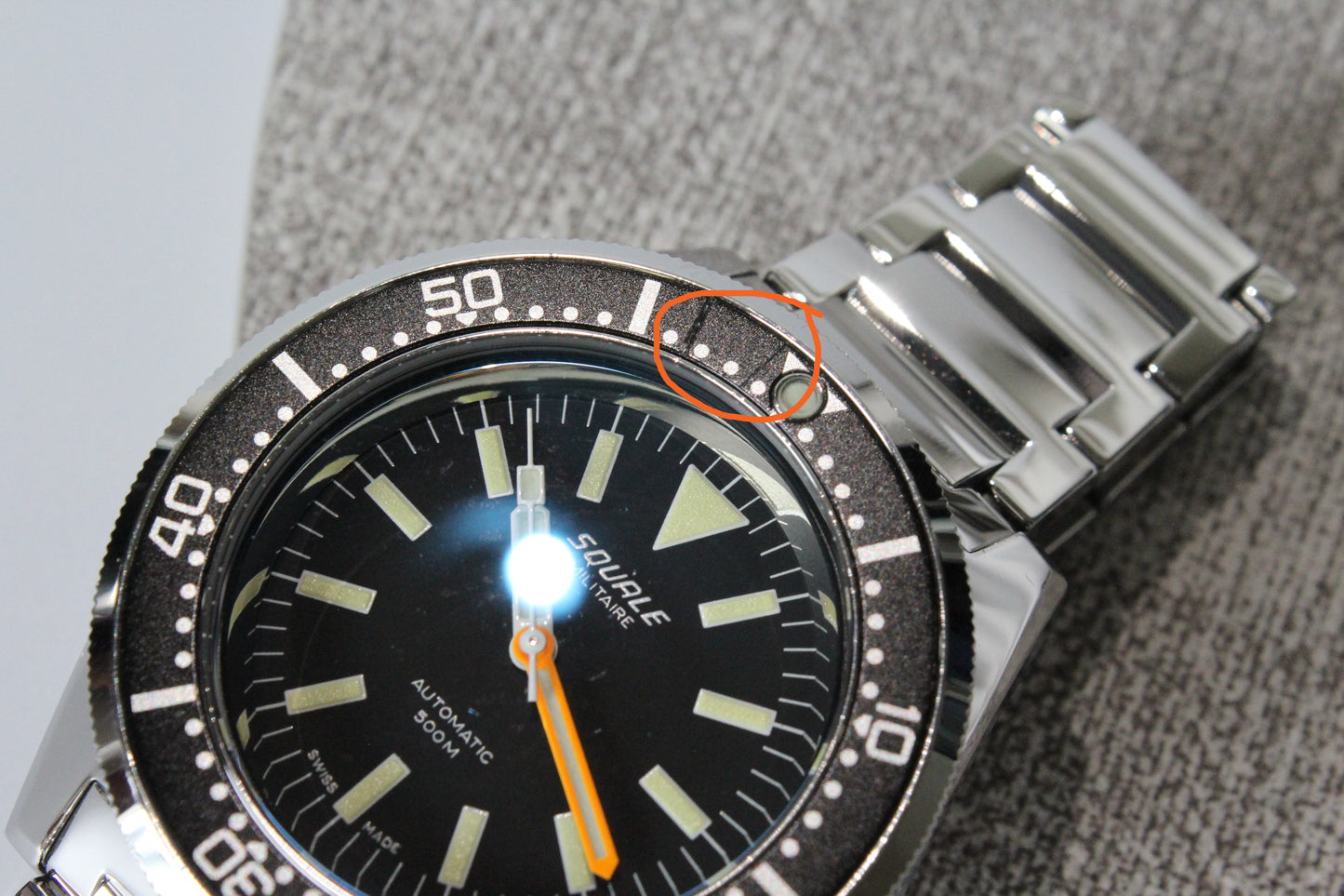 Squale 1521 Militaire Taucheruhr am Stahlband