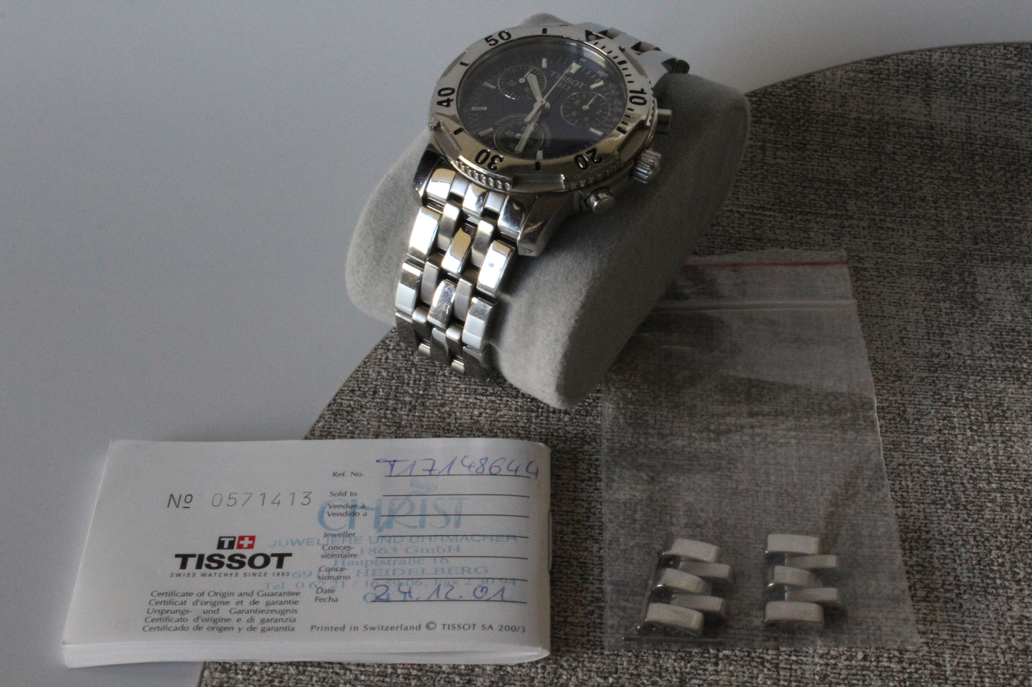 Tissot PRS200 Chronograph blau