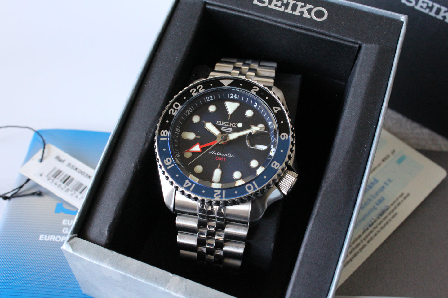 Seiko 5 Sports GMT Automatik Ref SSK003K1