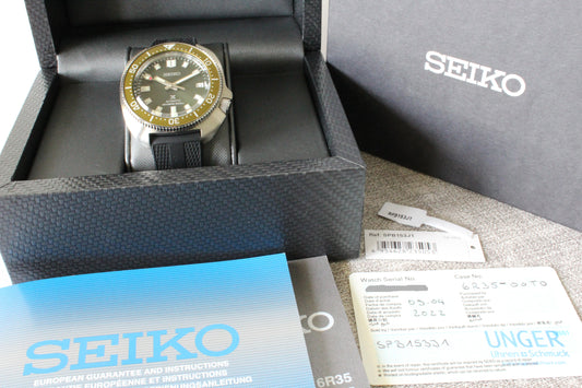 Seiko Captain Willard Fullset grün Ref.SPB153J1