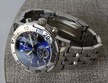Tissot PRS200 Chronograph blau