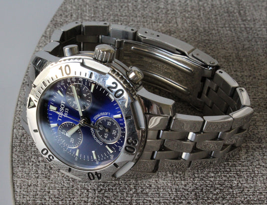 Tissot PRS200 Chronograph blau